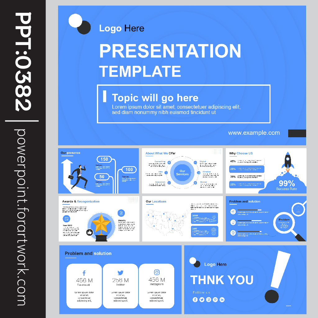 ตัวอย่างเทมเพลต พาวเวอร์พ้อย สวยๆ หลากหลายสไตล์สำหรับงานนำเสนอที่เป็นมืออาชีพ